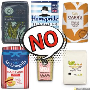 No regular flour for the low carb pantry-illustration image